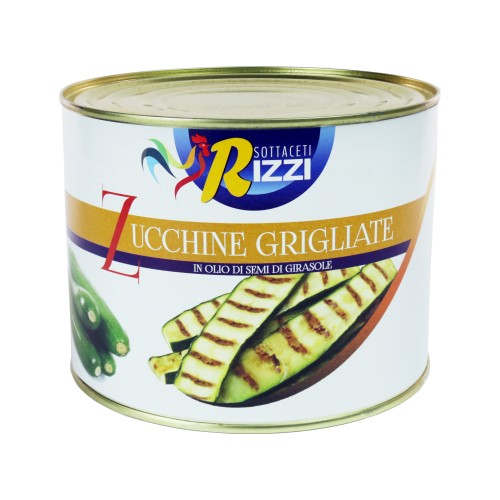 GRILLEZETT CUKKINI NAPRAFORGÓ OLAJBAN 1800g RIZZI