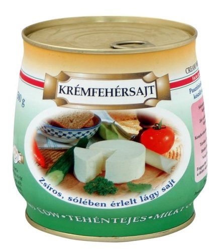 KRÉMFEHÉR SAJT 500g hordós HAJDÚ