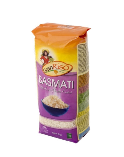 P.BASMATI RIZS 1kg Gran Riso